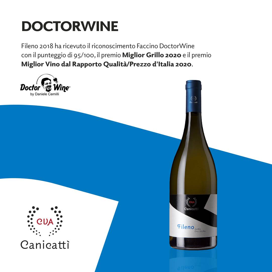 Fileno premiato da DoctorWine - CVA Canicattì